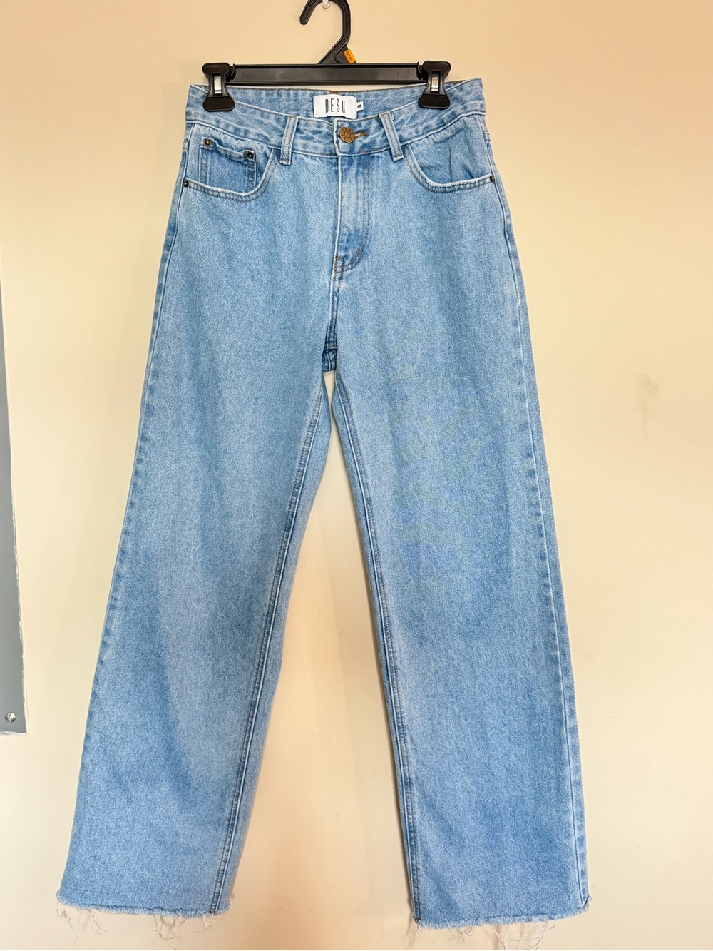 Light Blue Straight-Leg women’s Jeans